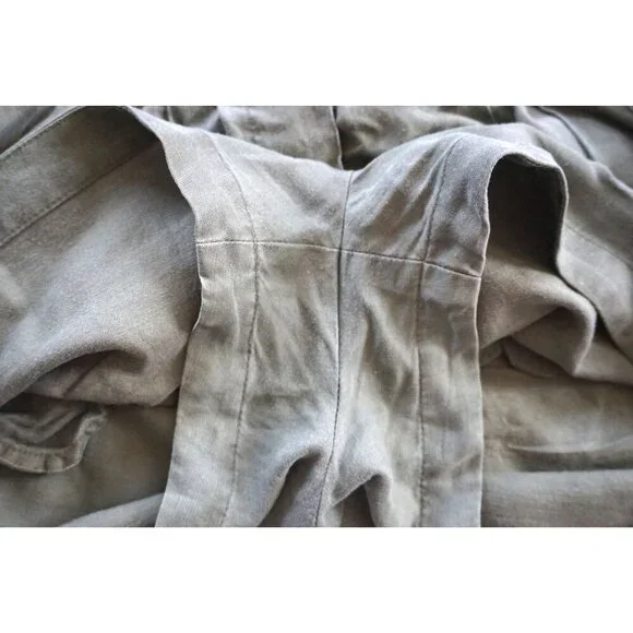 Frame Paperbag Pocket High Rise Short Army Green - Size XS - Picture 5 of 8